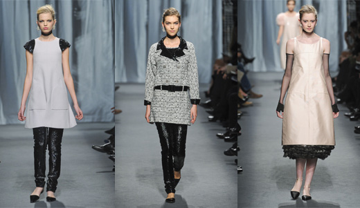 Показ коллекций одежды и обуви Chanel