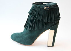 Сапоги из замши