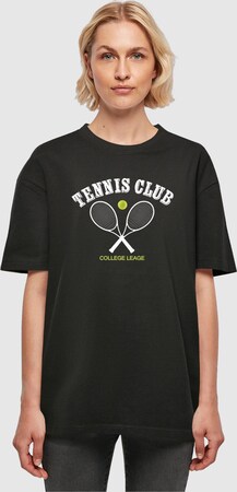 Свободная футболка "Tennis Club"