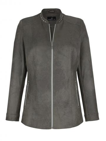 Куртка из искусственной кожи