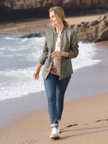 Куртка из искусственной кожи