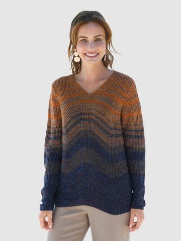 Вязаный пуловер