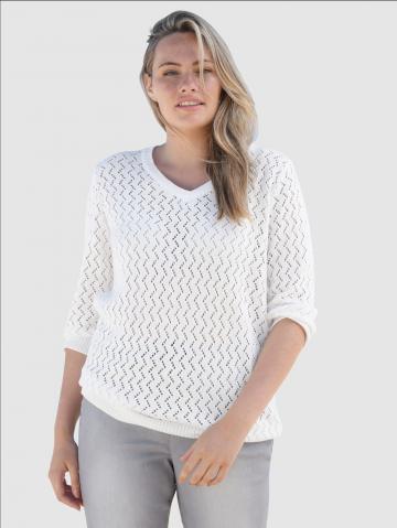 Вязаный пуловер