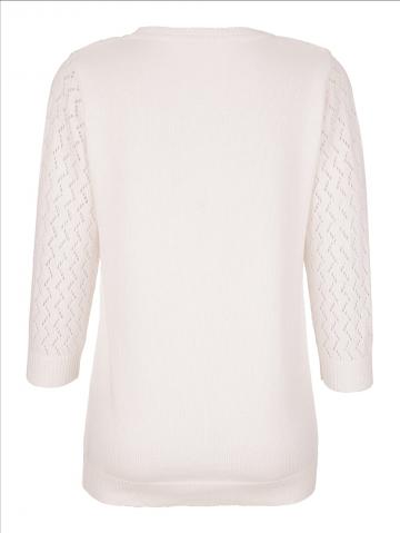 Вязаный пуловер