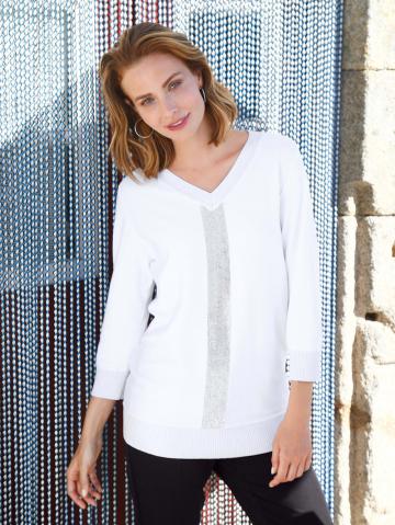 Вязаный пуловер