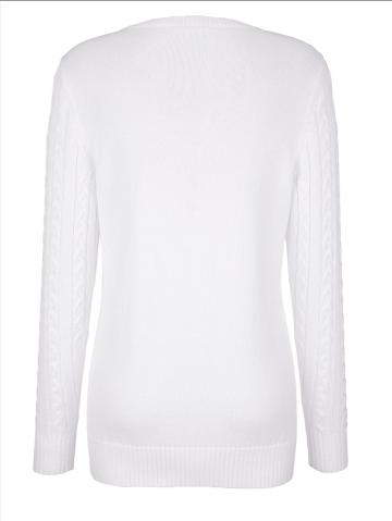 Вязаный пуловер