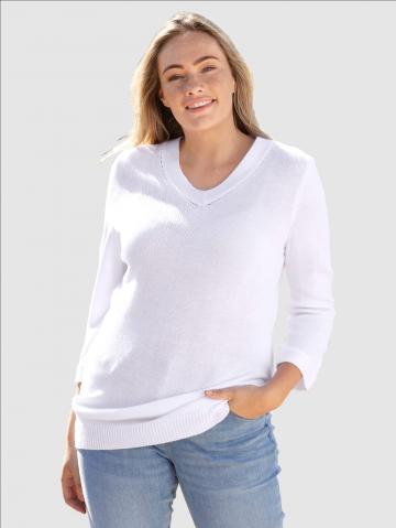 Вязаный пуловер