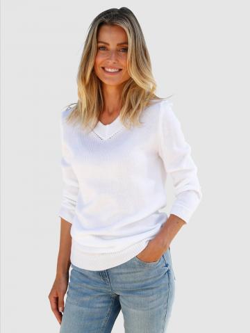 Вязаный пуловер