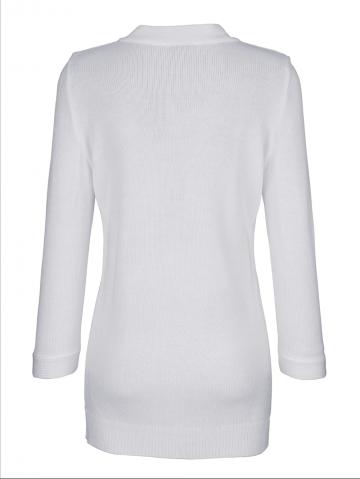 Вязаный пуловер