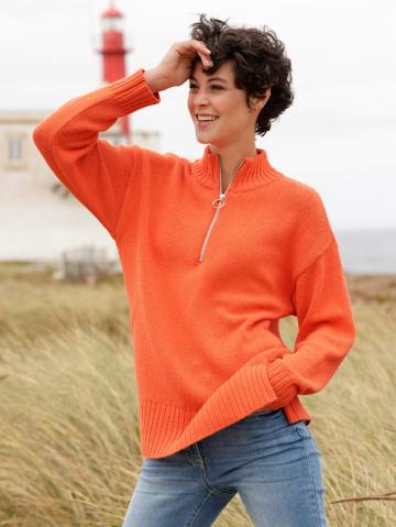 Вязаный пуловер