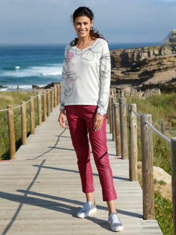 Вязаный пуловер