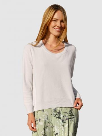 Вязаный пуловер