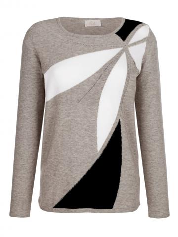 Вязаный пуловер