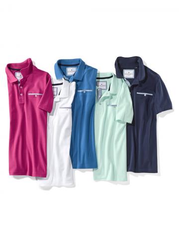 Поло с длинным рукавом