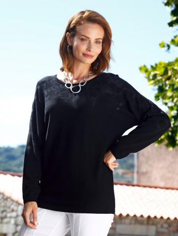 Вязаный пуловер