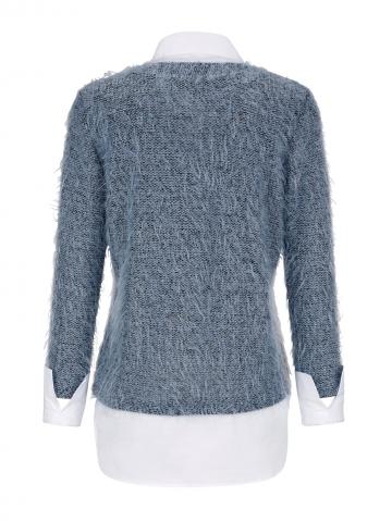 Вязаный пуловер