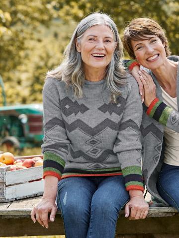 Вязаный пуловер