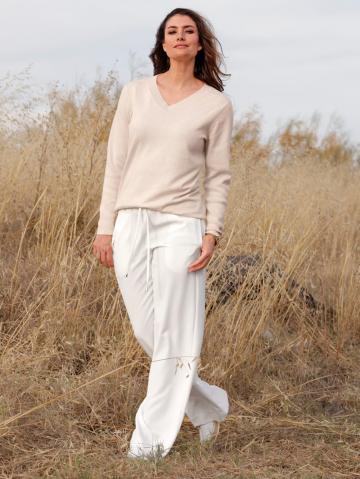 Вязаный пуловер