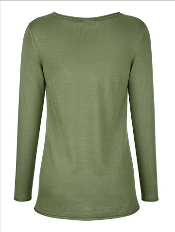 Вязаный пуловер