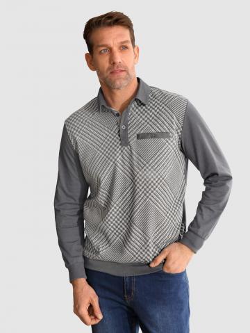 Поло с длинным рукавом