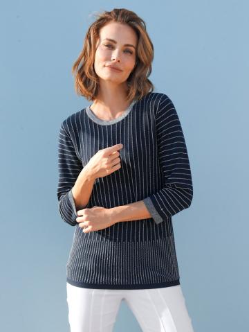 Вязаный пуловер