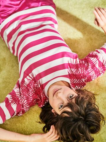 Вязаный пуловер