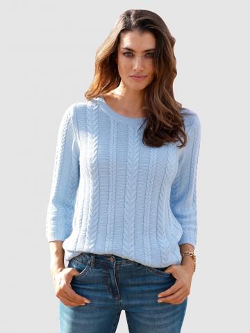 Вязаный пуловер