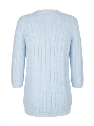 Вязаный пуловер