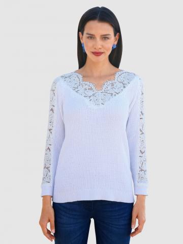 Вязаный пуловер