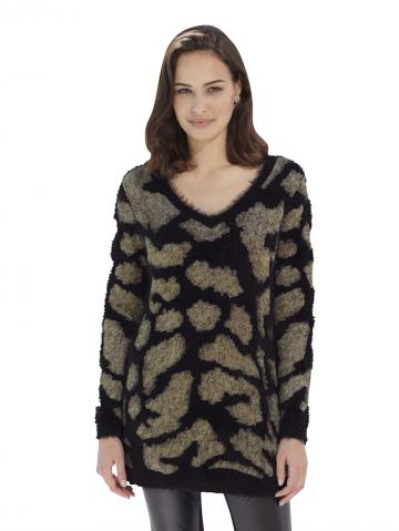 Вязаный пуловер