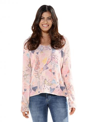 Вязаный пуловер