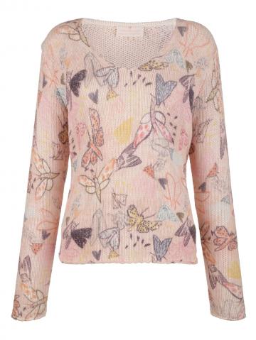 Вязаный пуловер