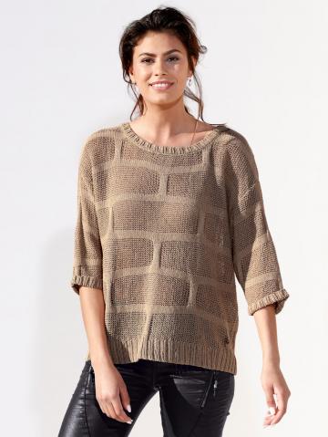 Вязаный пуловер