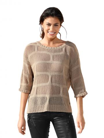 Вязаный пуловер