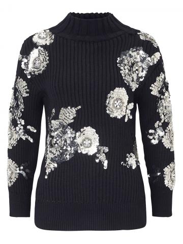 Вязаный пуловер