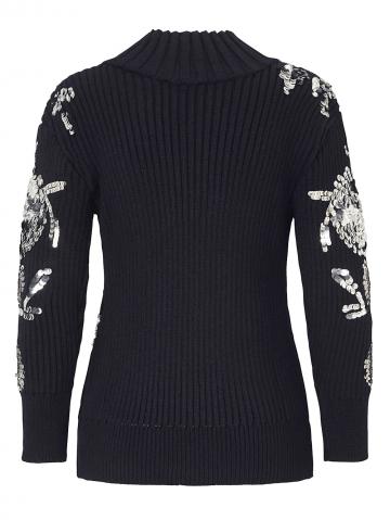 Вязаный пуловер