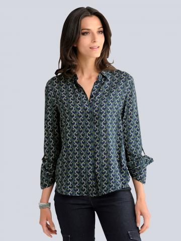 Блузка с длинным рукавом