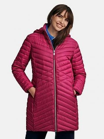 Длинный пуховик