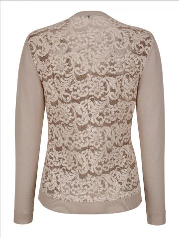 Пуловер с круглым вырезом