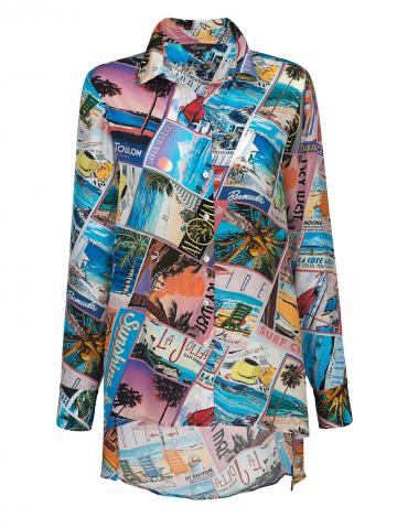 Блузка с коротким рукавом