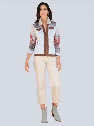 Длинная вязаная кофта