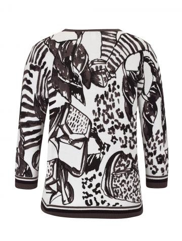 Длинная вязаная кофта