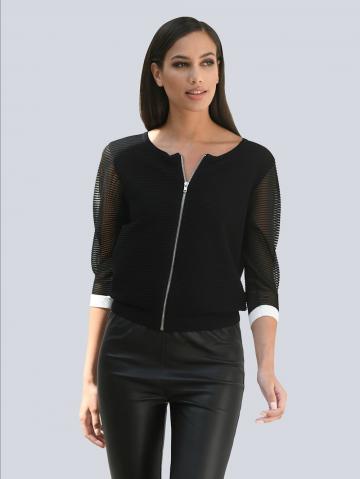 Длинная вязаная кофта