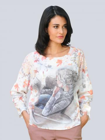 Длинный пуловер