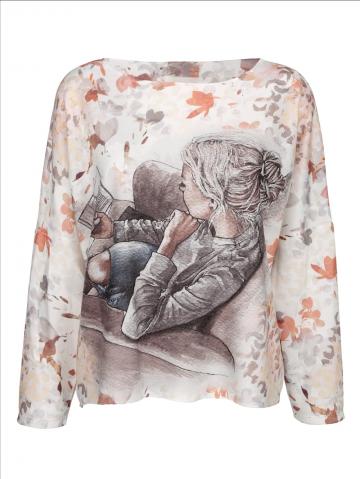 Длинный пуловер