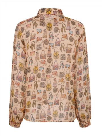 Блузка с длинным рукавом