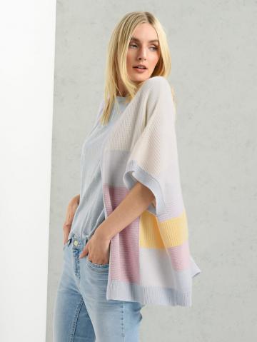 Длинная вязаная кофта