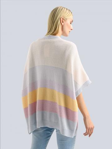 Длинная вязаная кофта