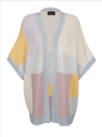 Длинная вязаная кофта