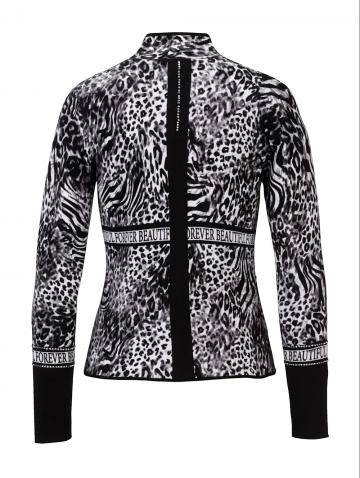 Длинная вязаная кофта